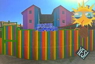 Хостелы Flamingo Costinesti Костинешти Кровать в небольшом 4-местном общем номере для мужчин и женщин - Общая ванная комната-11